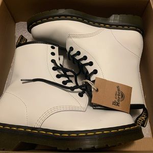 Dr. Martens White 1460 8 Eye Boot